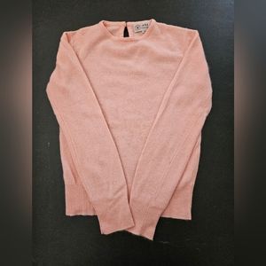 Lambswool Blend Vintage "Jade"  Sweater - Pink - Size S - NWOT